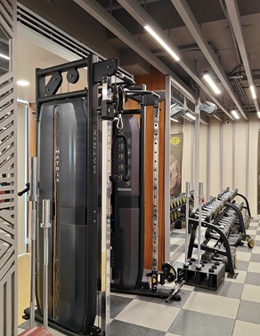 Premium gym interior
